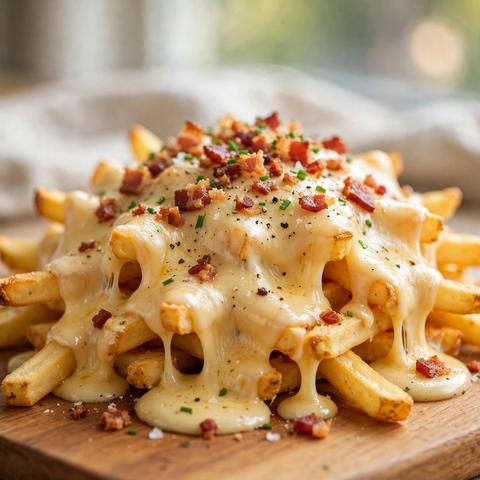King Fries sauce Raclette & Bacon